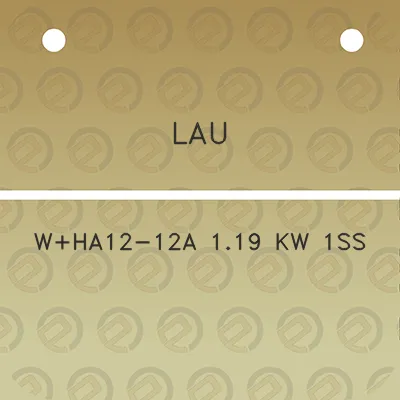 lau-wha12-12a-119-kw-1ss