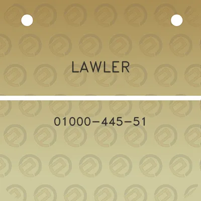 lawler-01000-445-51