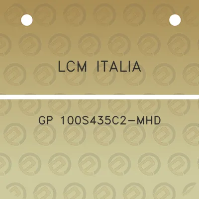 lcm-italia-gp-100s435c2-mhd