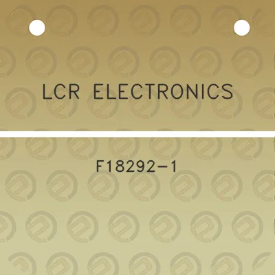 lcr-electronics-f18292-1