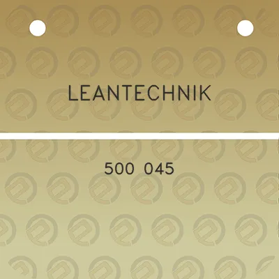 leantechnik-500-045