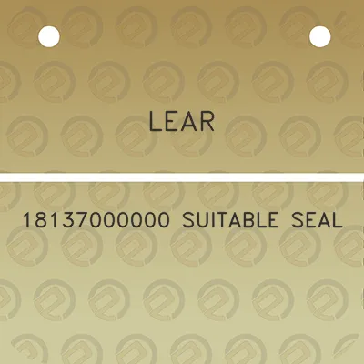 lear-18137000000-suitable-seal