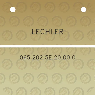 lechler-0652025e20000