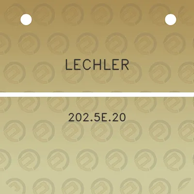 lechler-2025e20