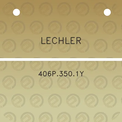 lechler-406p3501y