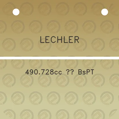 lechler-490728cc-14-bspt