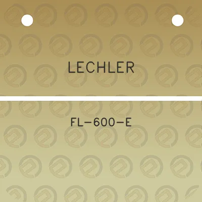 lechler-fl-600-e