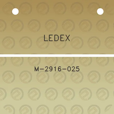 ledex-m-2916-025