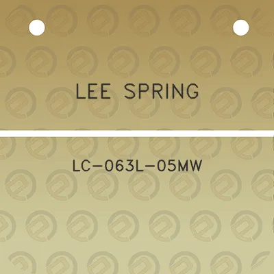 lee-spring-lc-063l-05mw