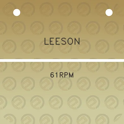 leeson-61rpm