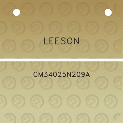 leeson-cm34025n209a