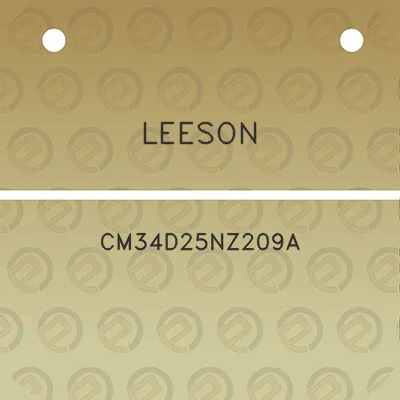 leeson-cm34d25nz209a