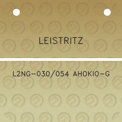 leistritz-l2ng-030054-ahokio-g