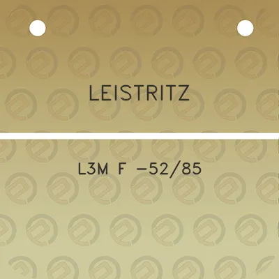 leistritz-l3m-f-5285