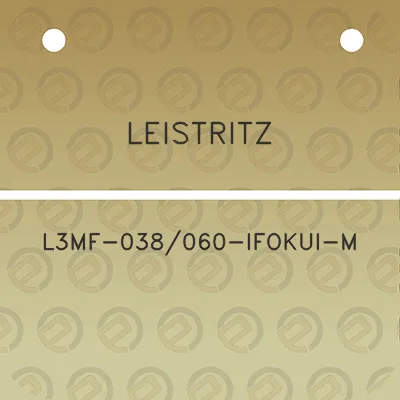 leistritz-l3mf-038060-ifokui-m