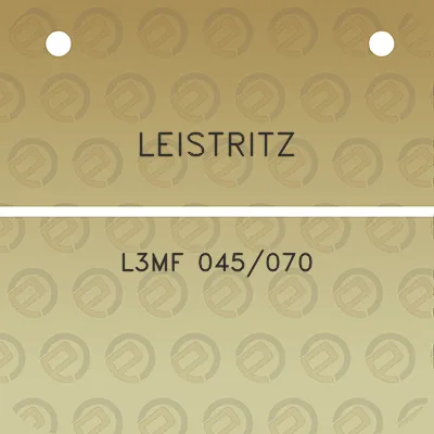 leistritz-l3mf-045070