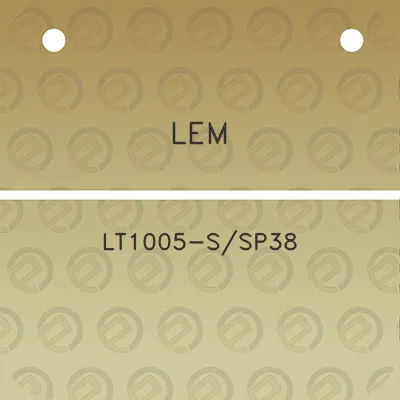 lem-lt1005-ssp38