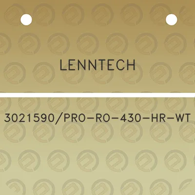 lenntech-3021590pro-ro-430-hr-wt