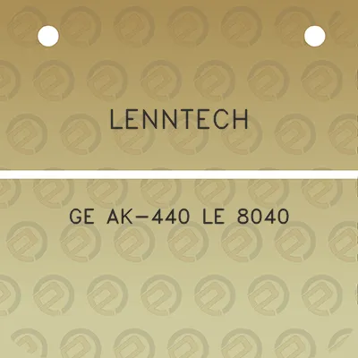 lenntech-ge-ak-440-le-8040