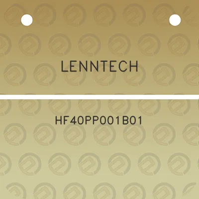 lenntech-hf40pp001b01