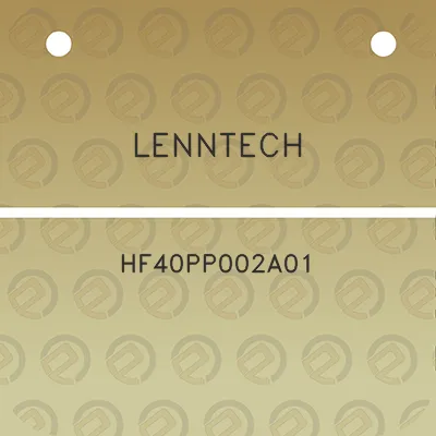 lenntech-hf40pp002a01