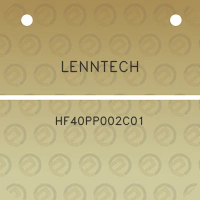 lenntech-hf40pp002c01