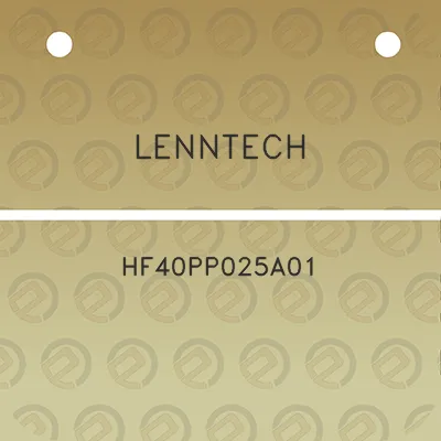 lenntech-hf40pp025a01