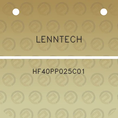 lenntech-hf40pp025c01