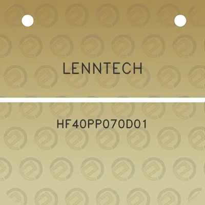 lenntech-hf40pp070d01