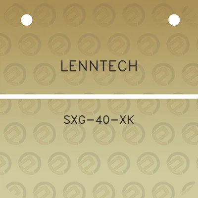 lenntech-sxg-40-xk