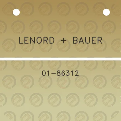 lenord-bauer-01-86312