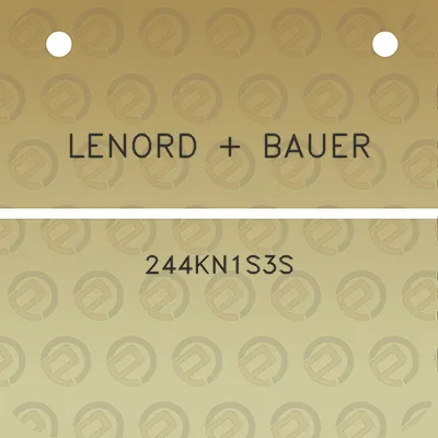 lenord-bauer-244kn1s3s