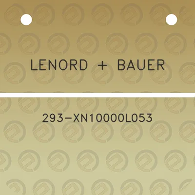 lenord-bauer-293-xn10000l053