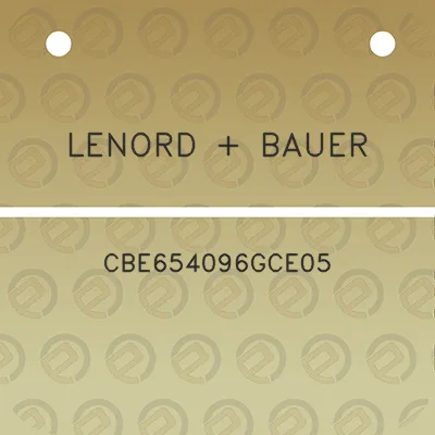 lenord-bauer-cbe654096gce05