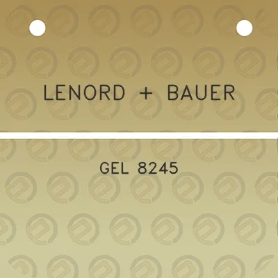 lenord-bauer-gel-8245