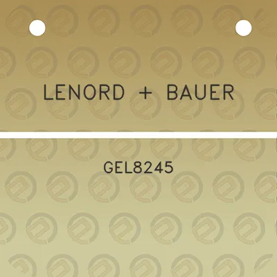 lenord-bauer-gel8245