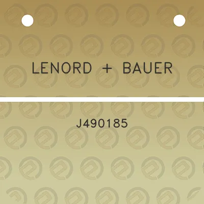 lenord-bauer-j490185