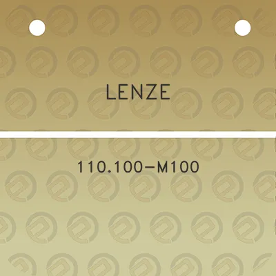 lenze-110100-m100