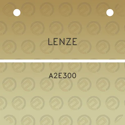 lenze-a2e300