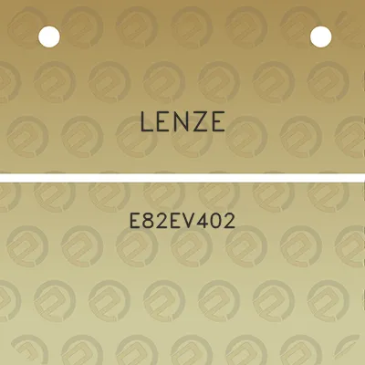 lenze-e82ev402