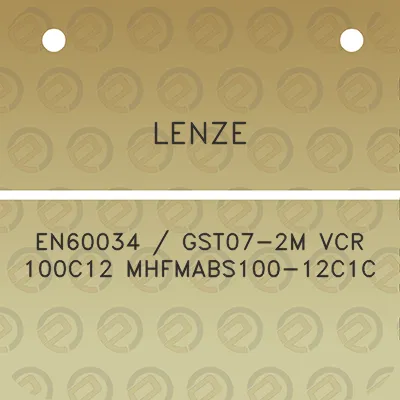 lenze-en60034-gst07-2m-vcr-100c12-mhfmabs100-12c1c