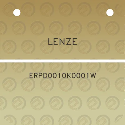 lenze-erpd0010k0001w