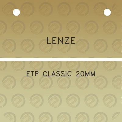 lenze-etp-classic-20mm