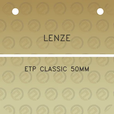 lenze-etp-classic-50mm