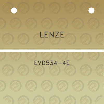 lenze-evd534-4e