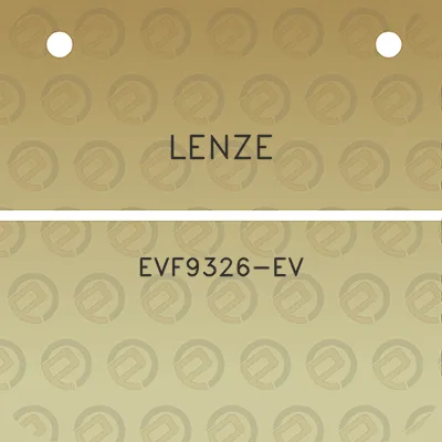 lenze-evf9326-ev