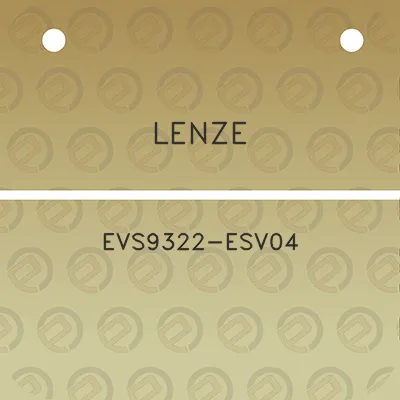 lenze-evs9322-esv04