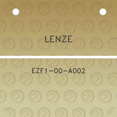 lenze-ezf1-00-a002