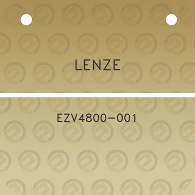 lenze-ezv4800-001