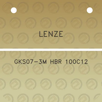 lenze-gks07-3m-hbr-100c12